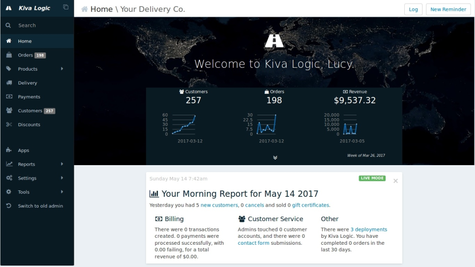 screenshot of Kiva Logic